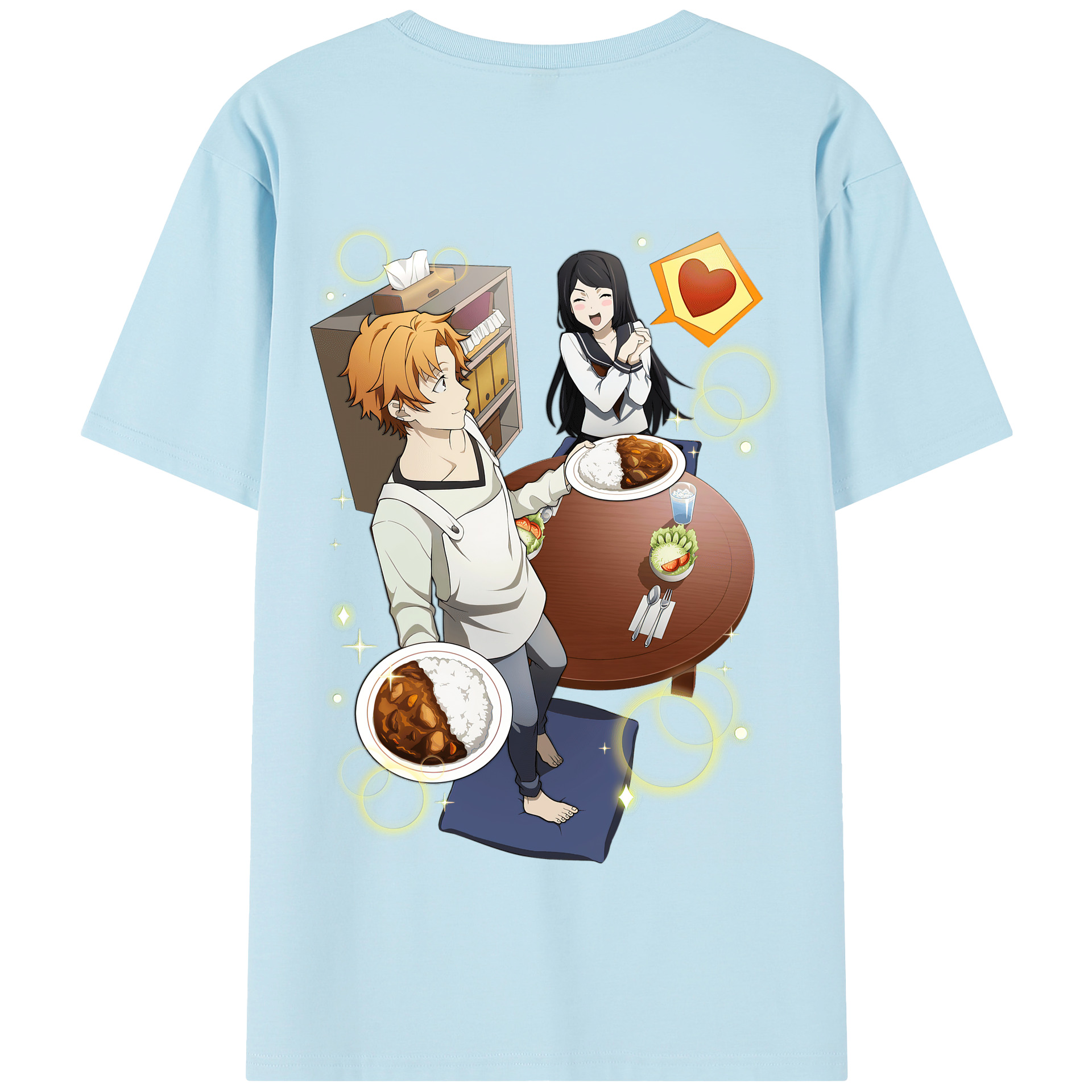 （画像用） 文豪ストレイドッグス Bungo Stray Dogs 綿100％半袖Tシャツ（背面プリント）